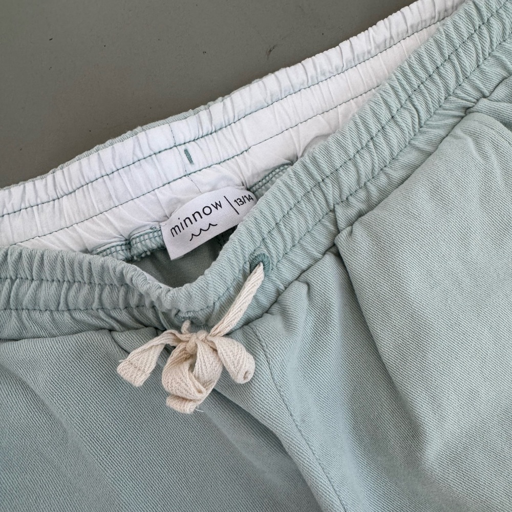 Minnow Kids Light Green Drawstring Pants